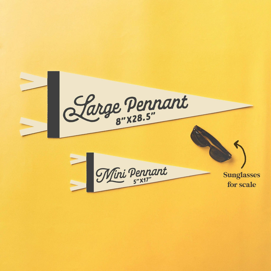 Benoit's Design Co.- Cowboy Up Felt Pennant