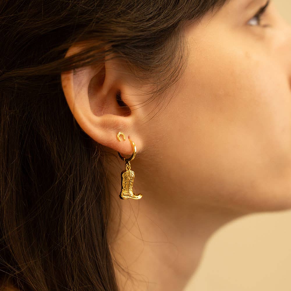 Amano Studio- Tiny Horseshoe Stud Earrings