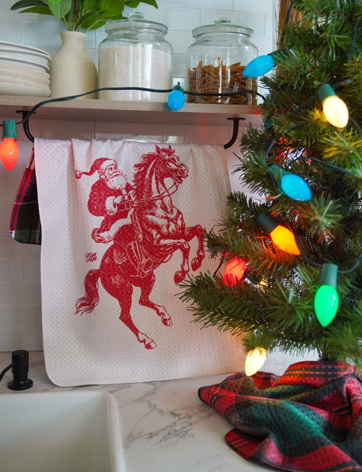 Loom Loom- Christmas Rider Reversible