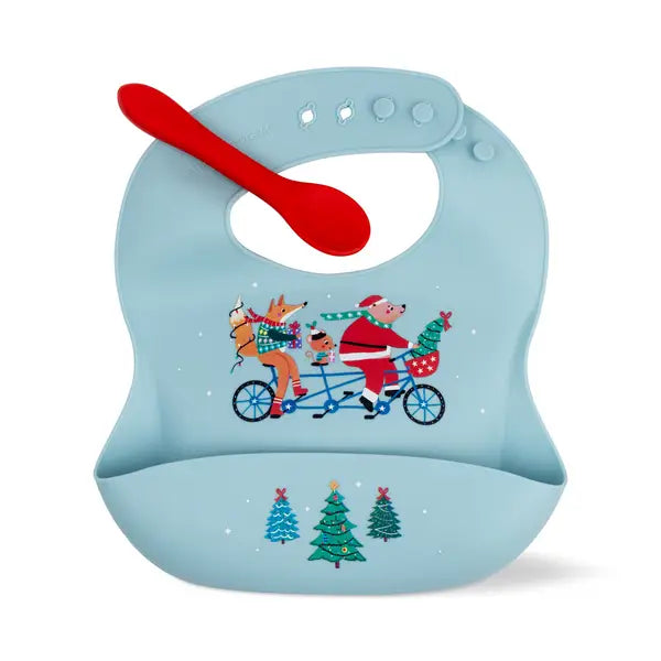 Sugarbooger- Fresh & Messy Bib + Spoon Set