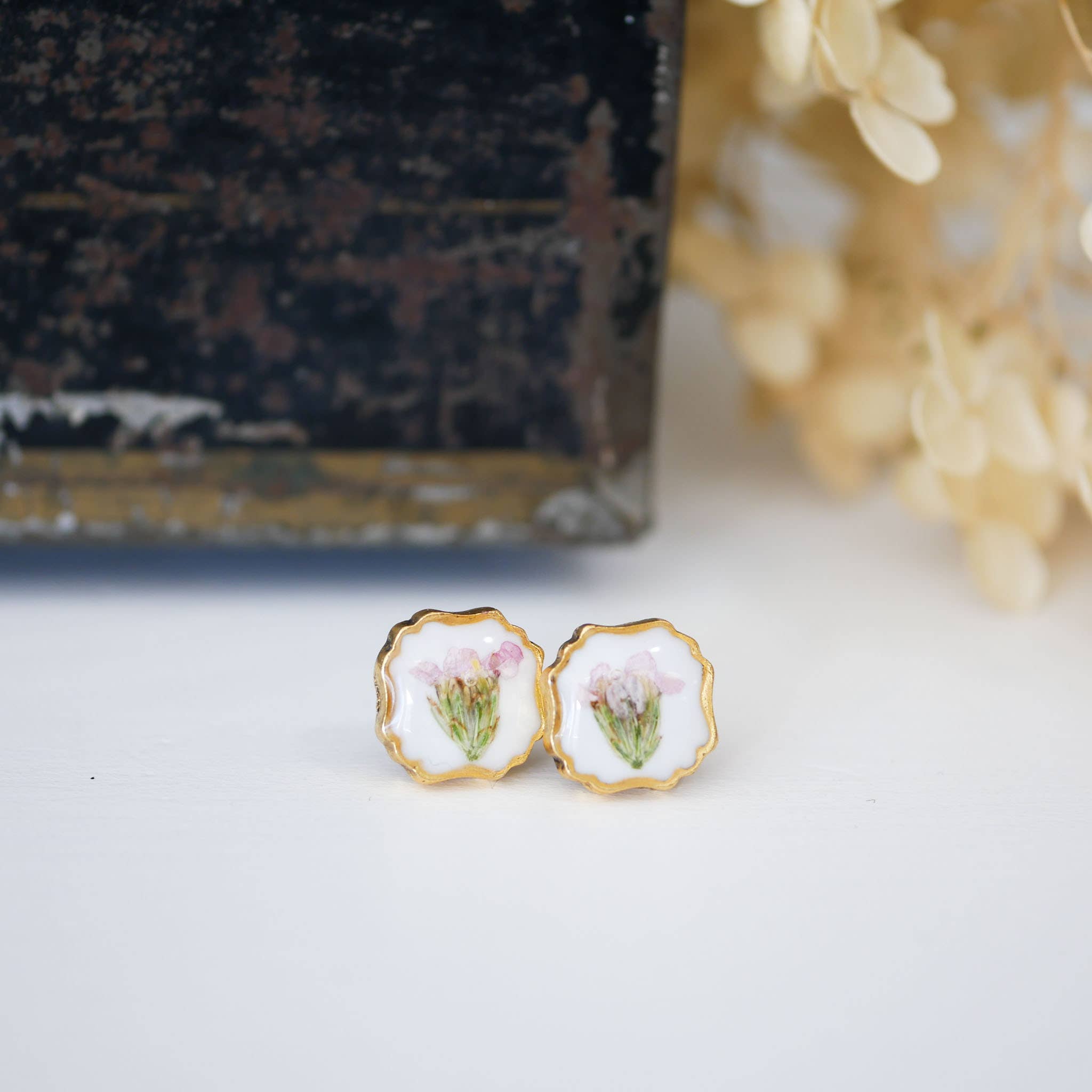 Seed & Soil- Heirloom Square Studs