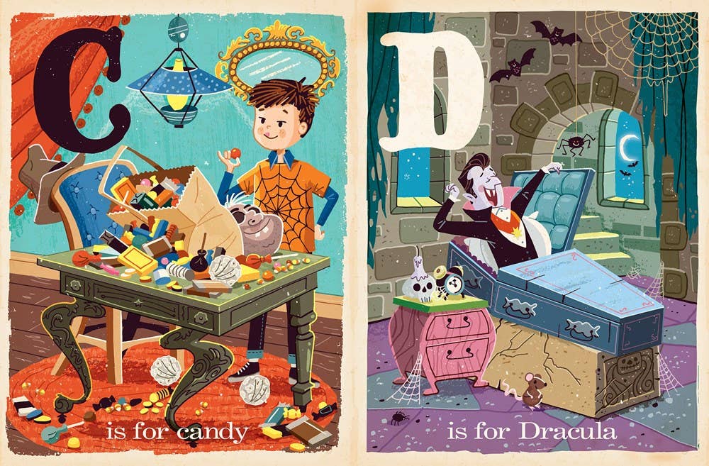 Gibbs Smith- B is for Boo: A Halloween Alphabet Board Book