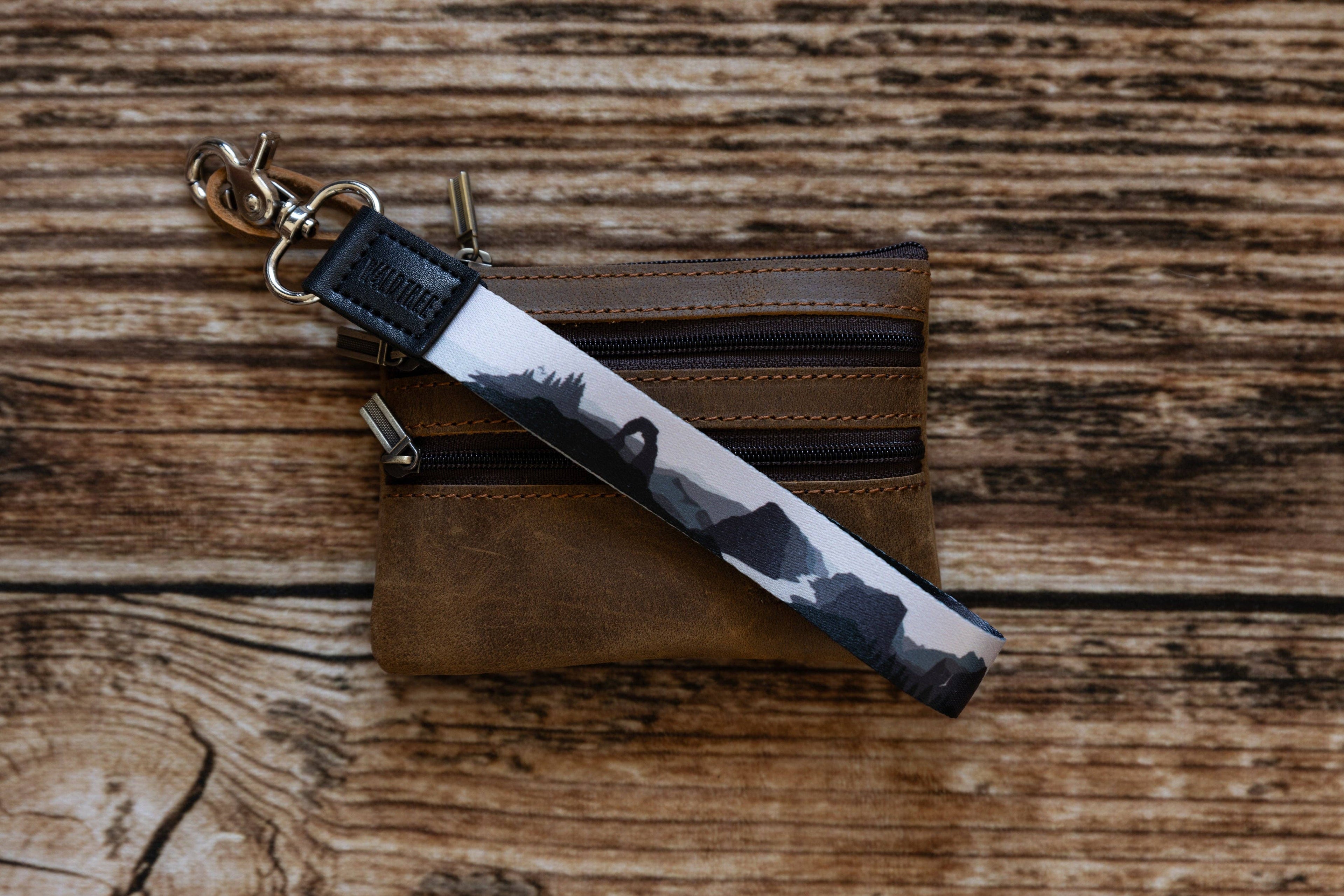 Wildtree- Parks in Black and White: National Park Wristlet Keychain