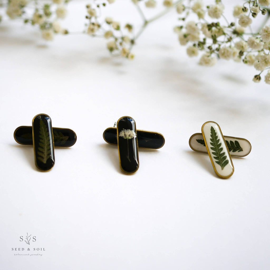 Seed & Soil- Oval Studs