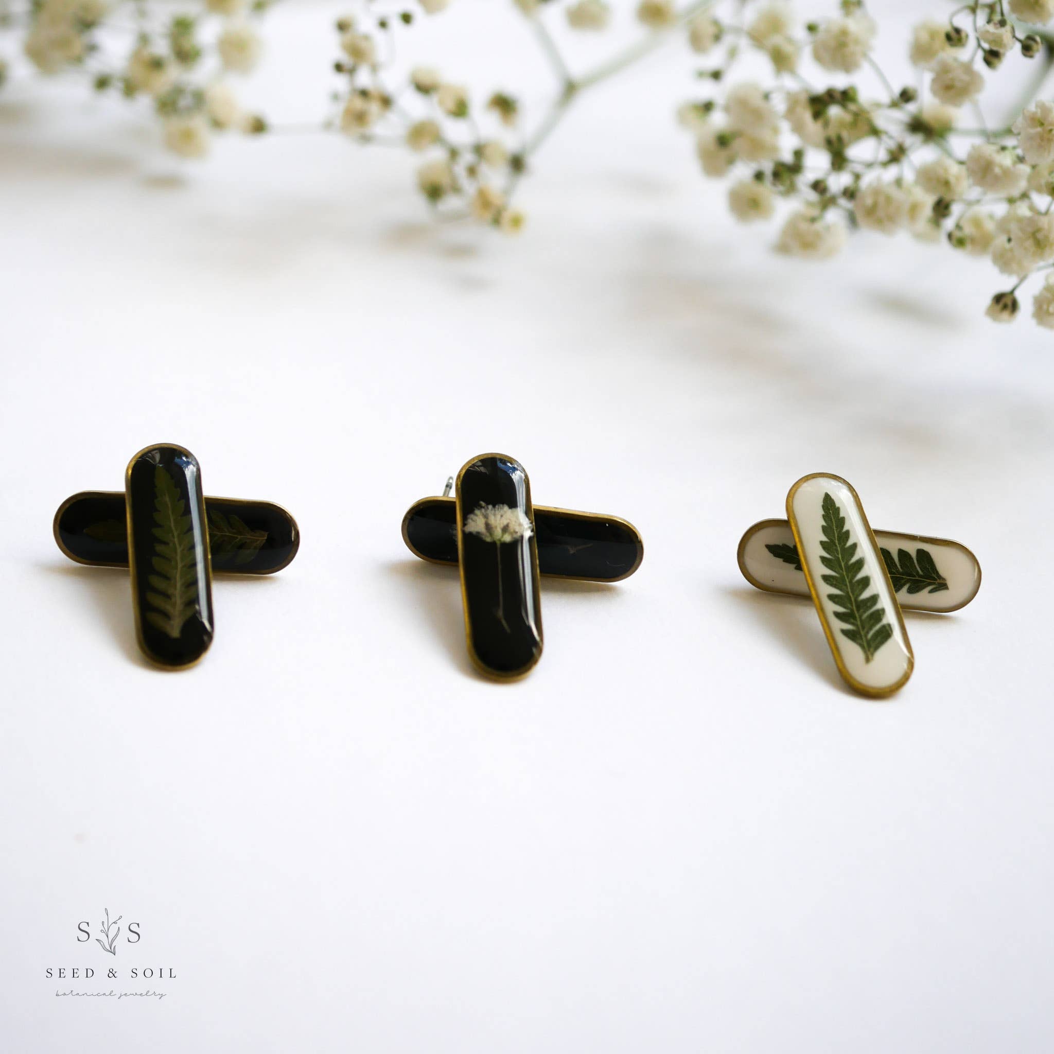 Seed & Soil- Oval Studs