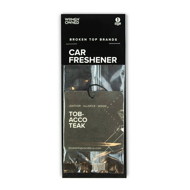 Broken Top Brands- Tobacco Teak - Car Fresheners