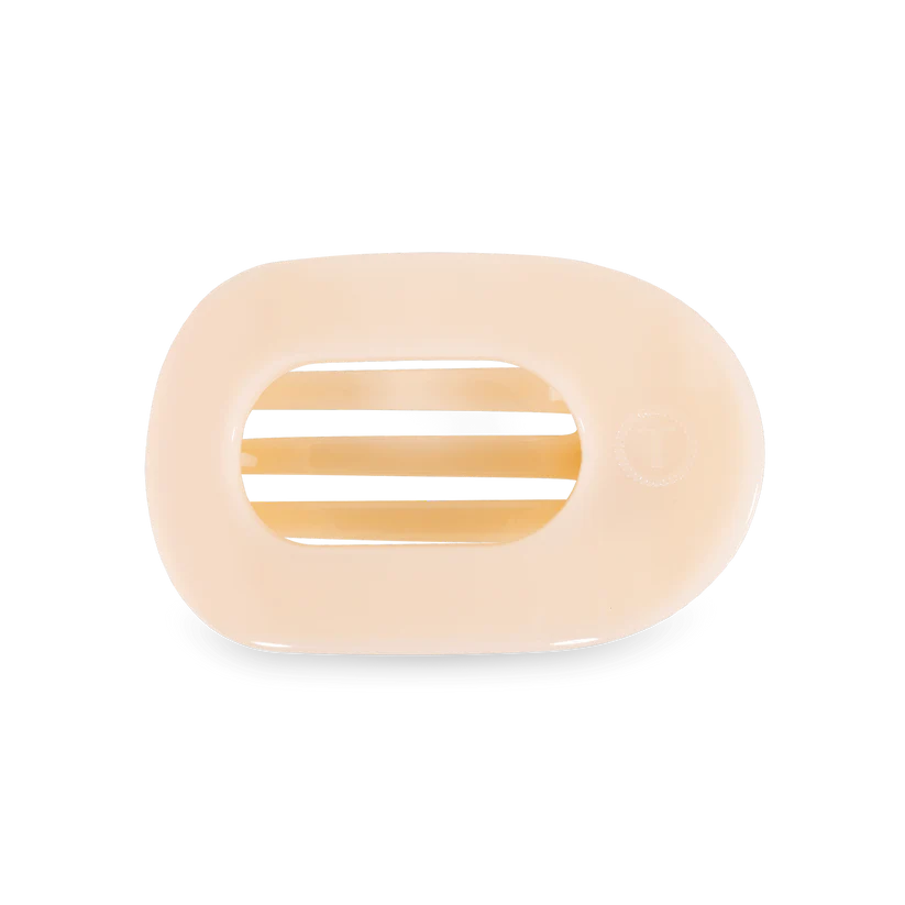 Teleties- Small Flat Round Hair Clip