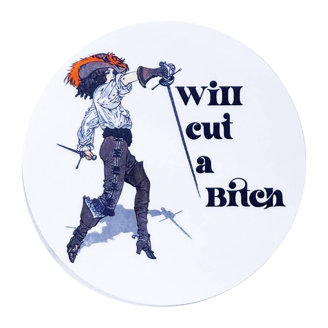 The Twentieth- Cut A Bitch Vintage Sticker