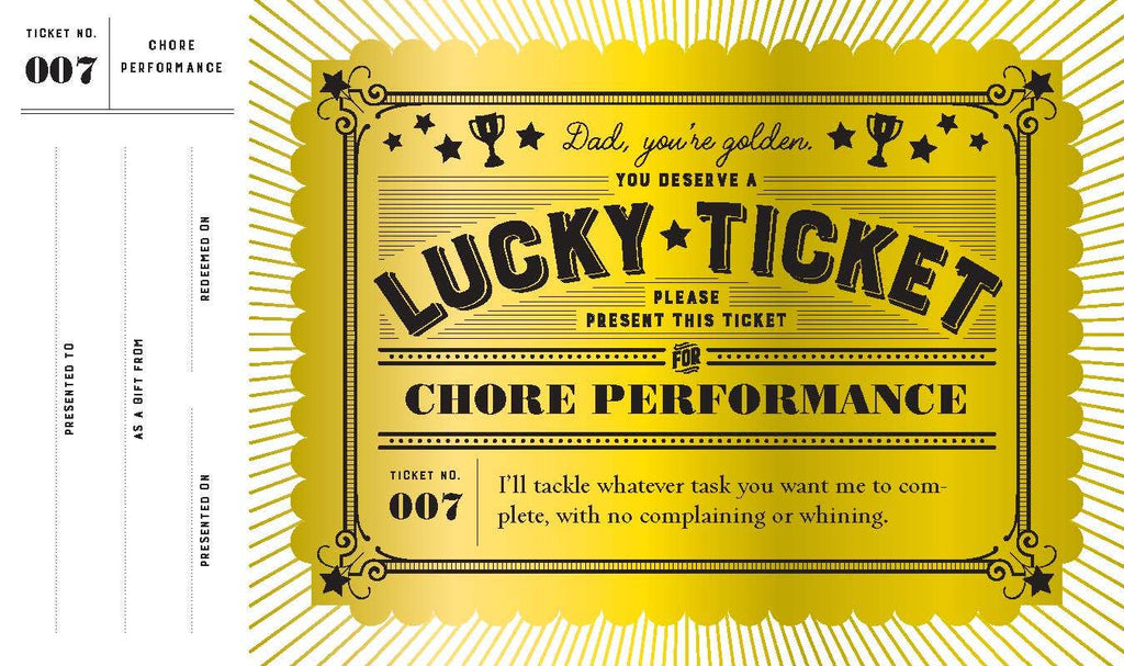 Chronicle Books- Lucky Tickets for Dad