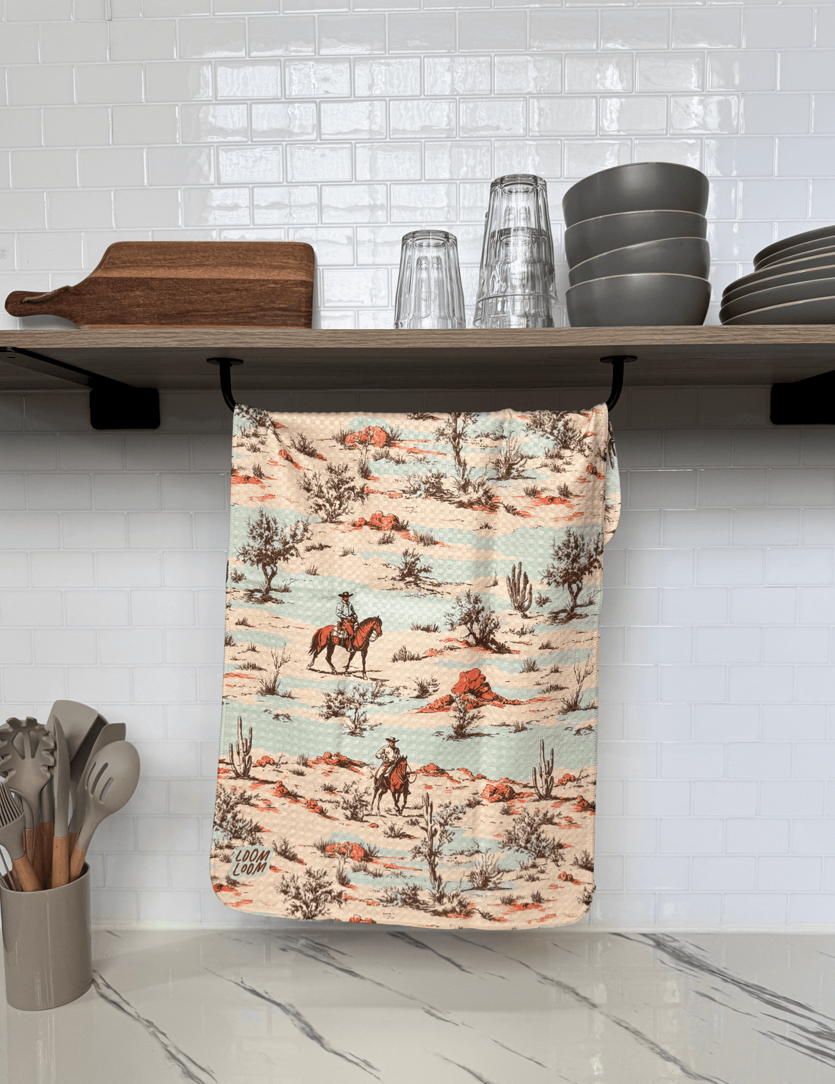 Loom Loom- Faded Desert Towel
