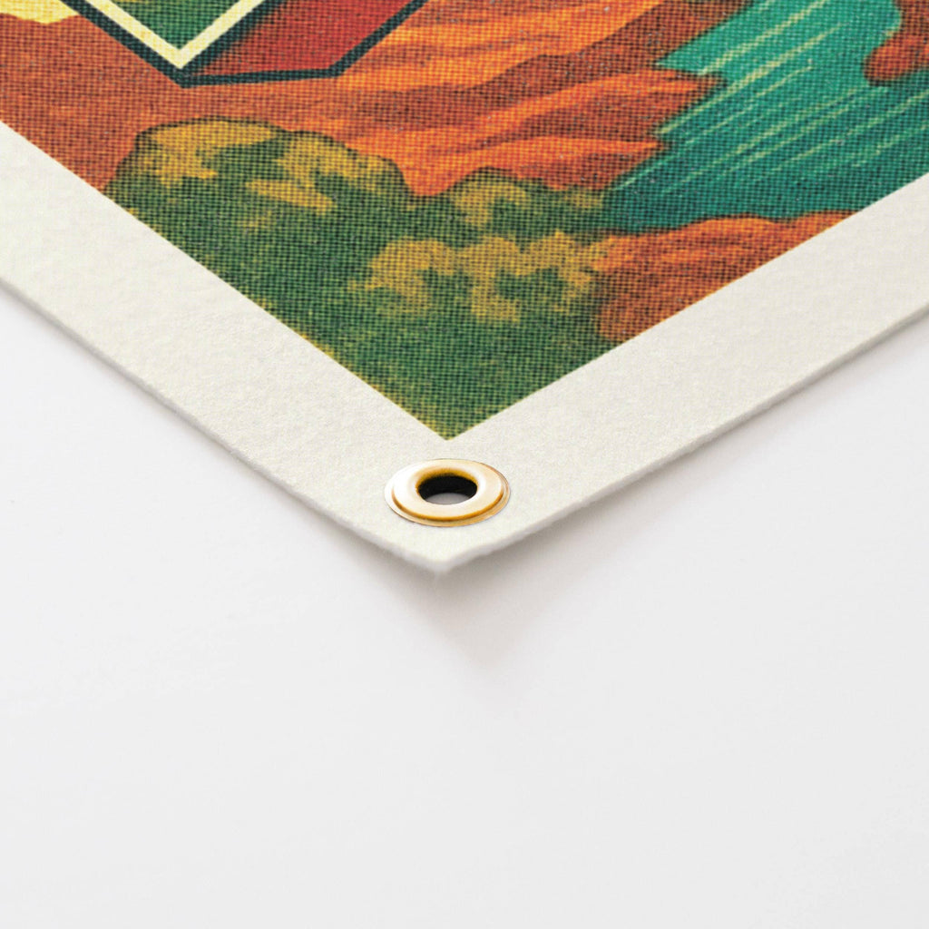 Benoit's Design Co.- Greetings From Utah State Postcard Felt Banner