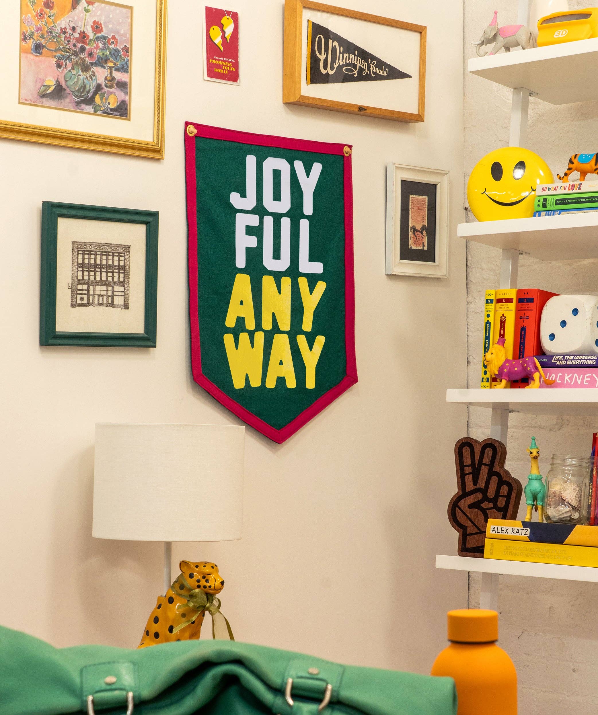 Oxford Pennant- Joyful Anyway Camp Flag • Kate Bowler x Oxford Pennant