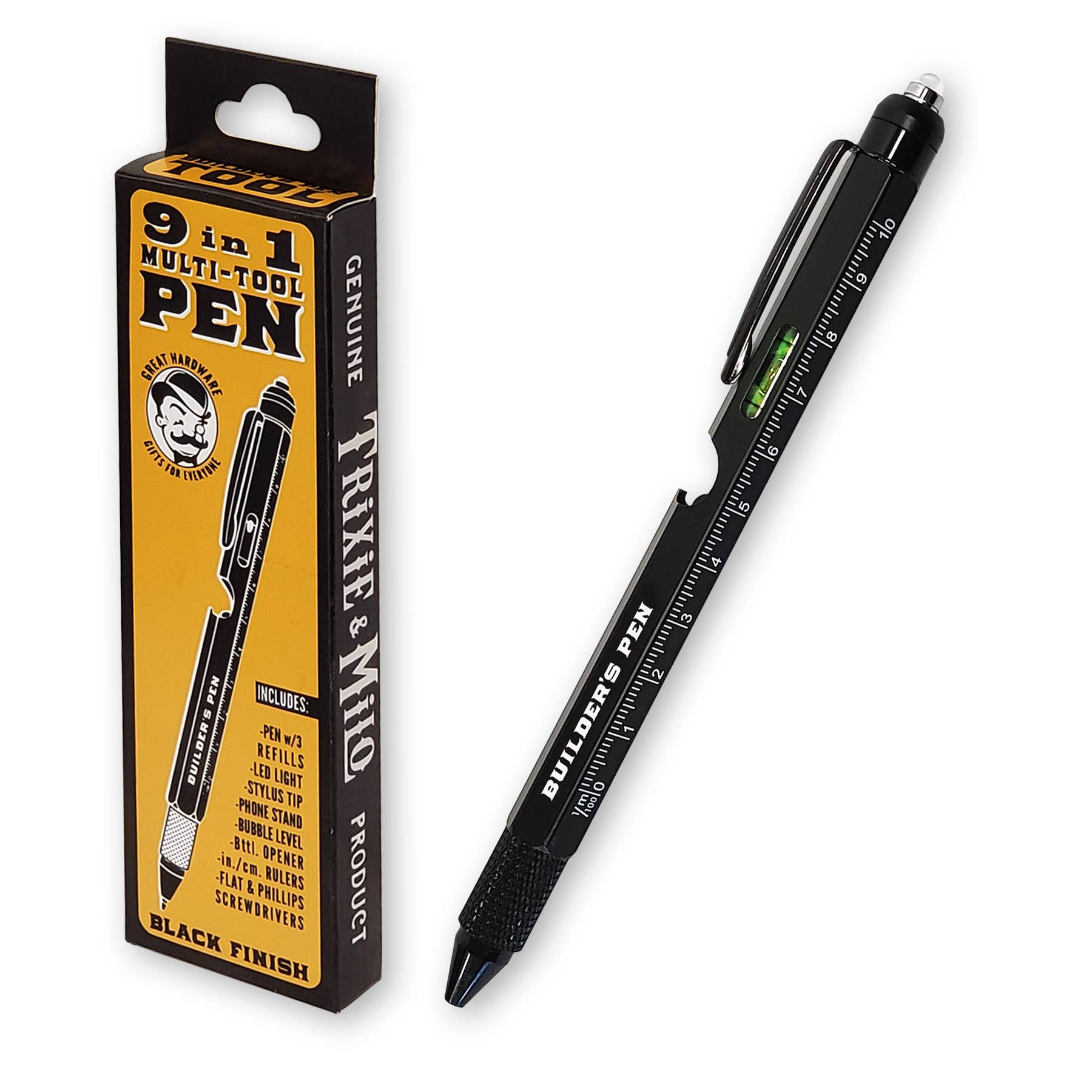 Lucky Jack- Builder's Pen, 9-in-1 Multi-tool