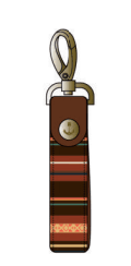 Iron & Resin- Flatland Key Ring