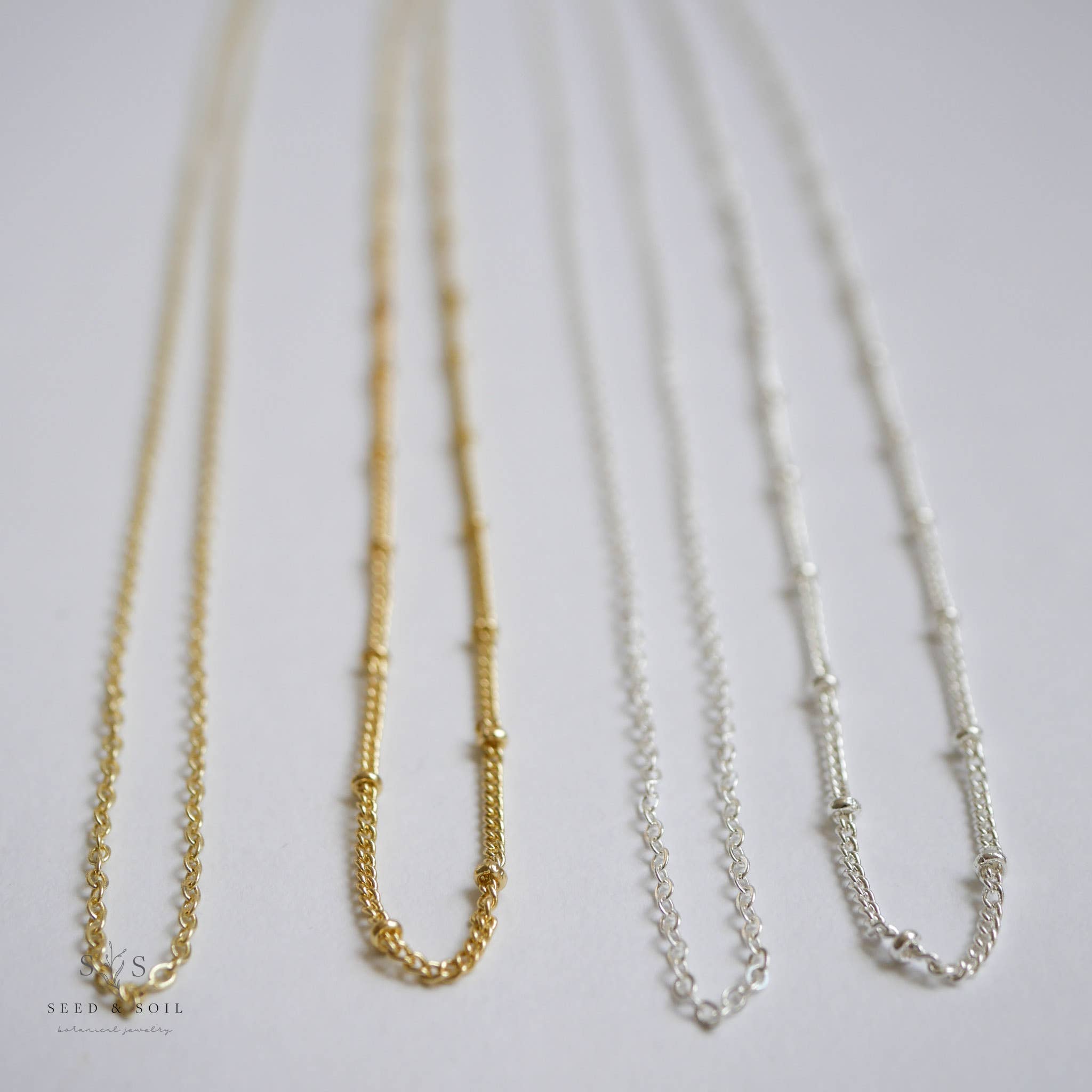 Seed & Soil- Large Teardrop Necklace