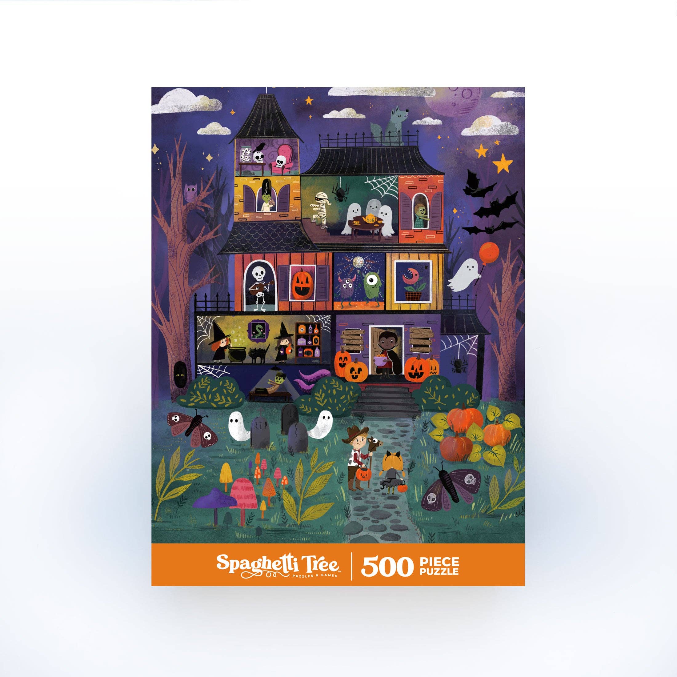 Spaghetti Tree- Spooky Manor 500 Piece Halloween Puzzle