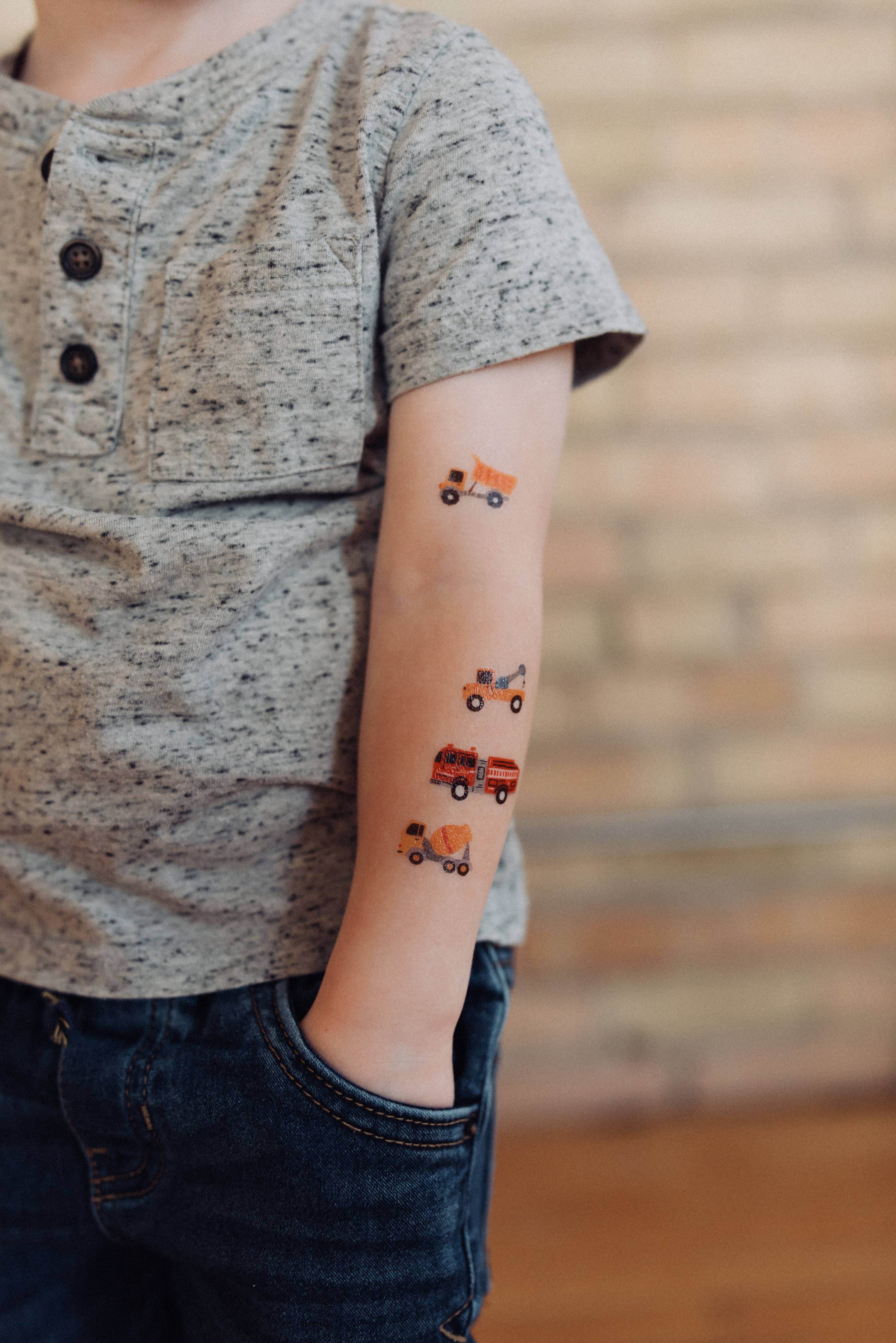 Saint Tattoos- Construction Crew Temporary Tattoos