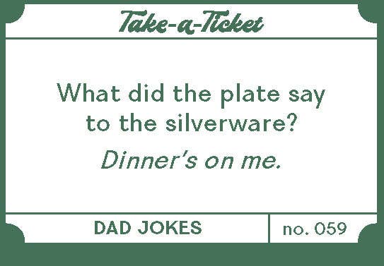 Chronicle Books- Take-a-Ticket: Dad Jokes