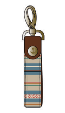 Iron & Resin- Flatland Key Ring