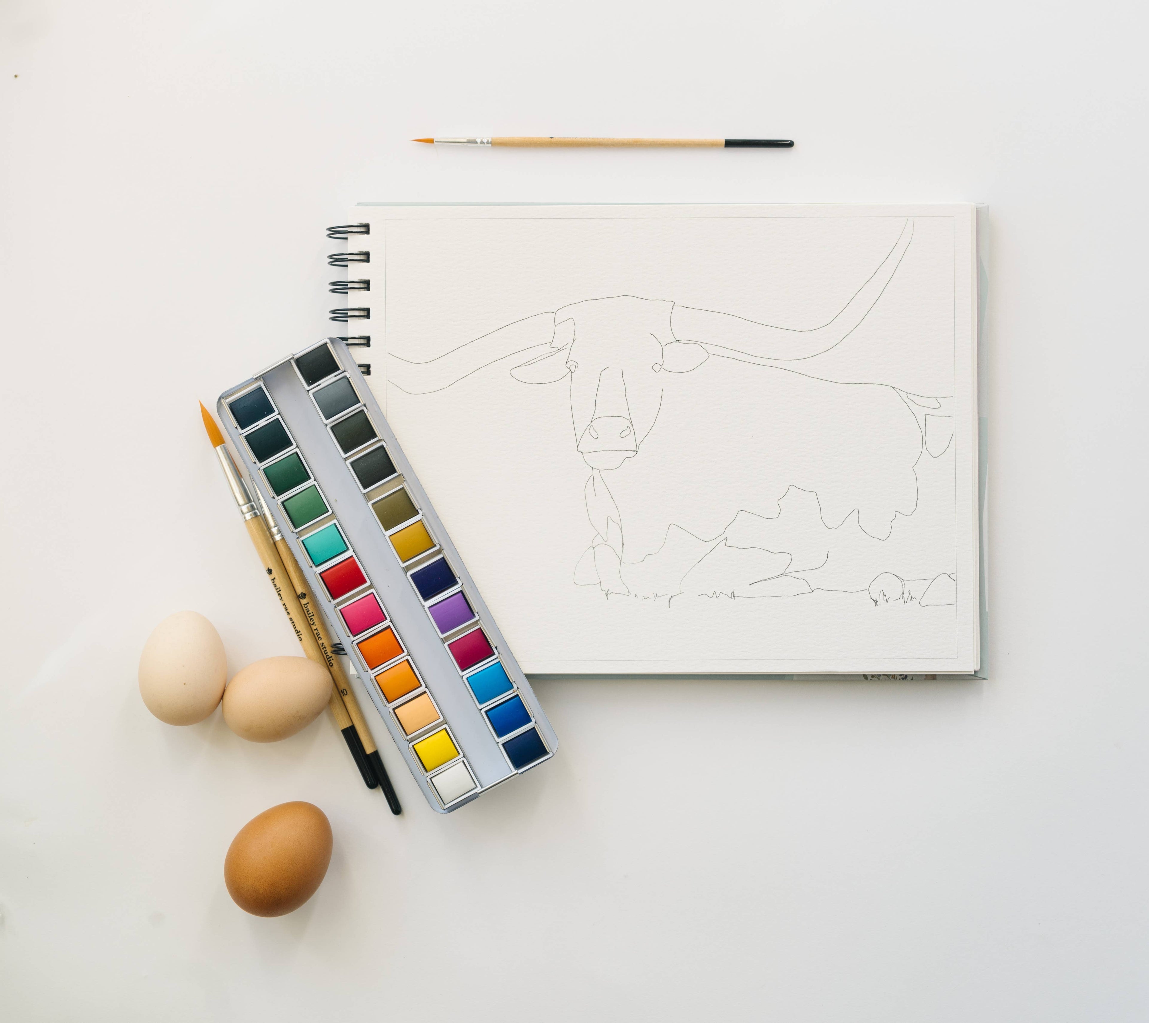 Bailey Rae Studio- Country Life Watercoloring Book