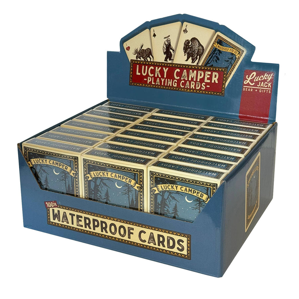 Lucky Jack- Lucky Camper Playing Cards - Waterproof deck
