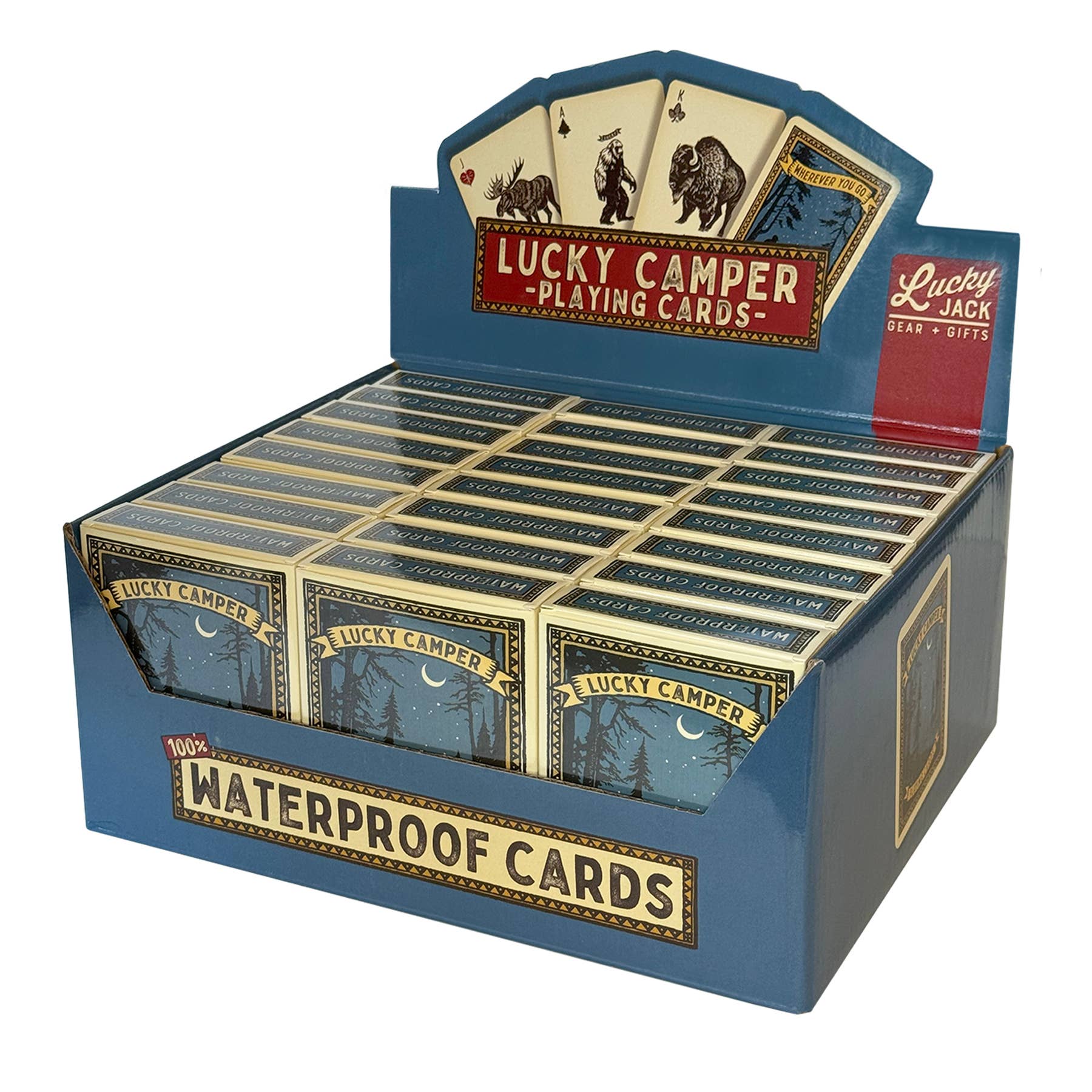 Lucky Jack- Lucky Camper Playing Cards - Waterproof deck