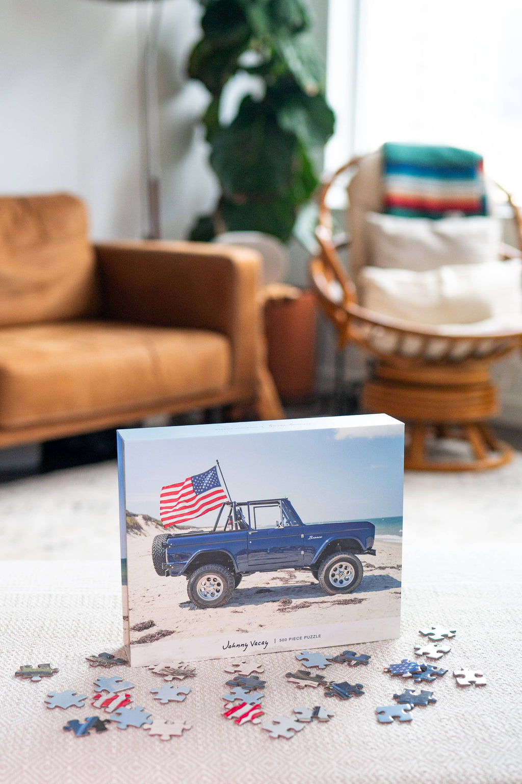 Johnny Vacay- American Bronco 500 Piece Puzzle