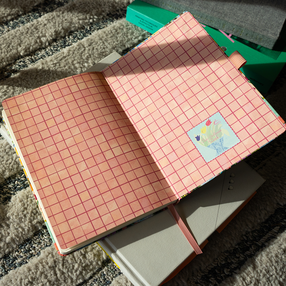 Denik- Wild Garden Soft Touch Hardbound Layflat Notebook Journal