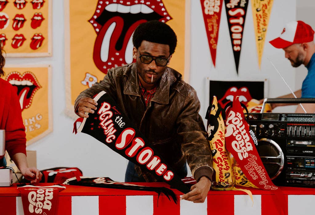 Oxford Pennant- Souvenir of the Rolling Stones Pennant • The Rolling Stones x Oxford Pennant