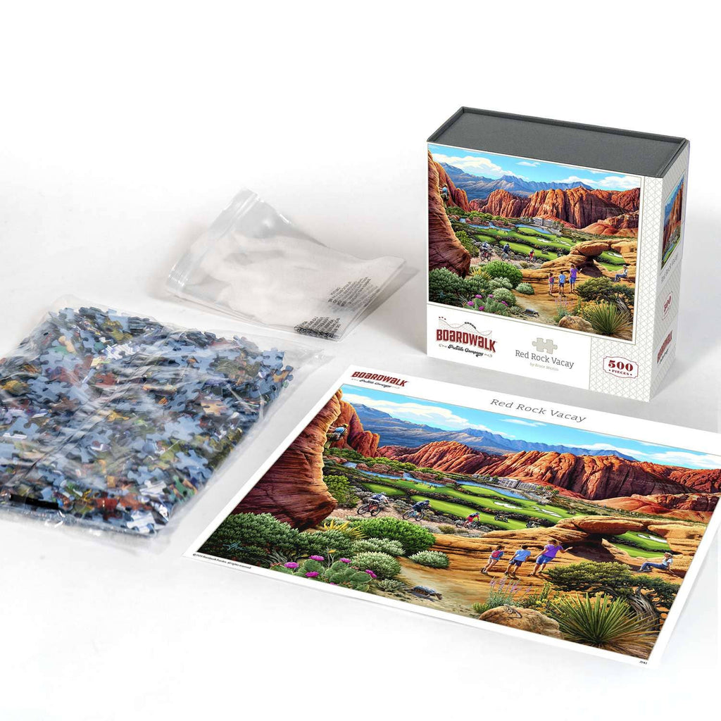 Boardwalk Puzzle Company- Red Rock Vacay | 500 Piece