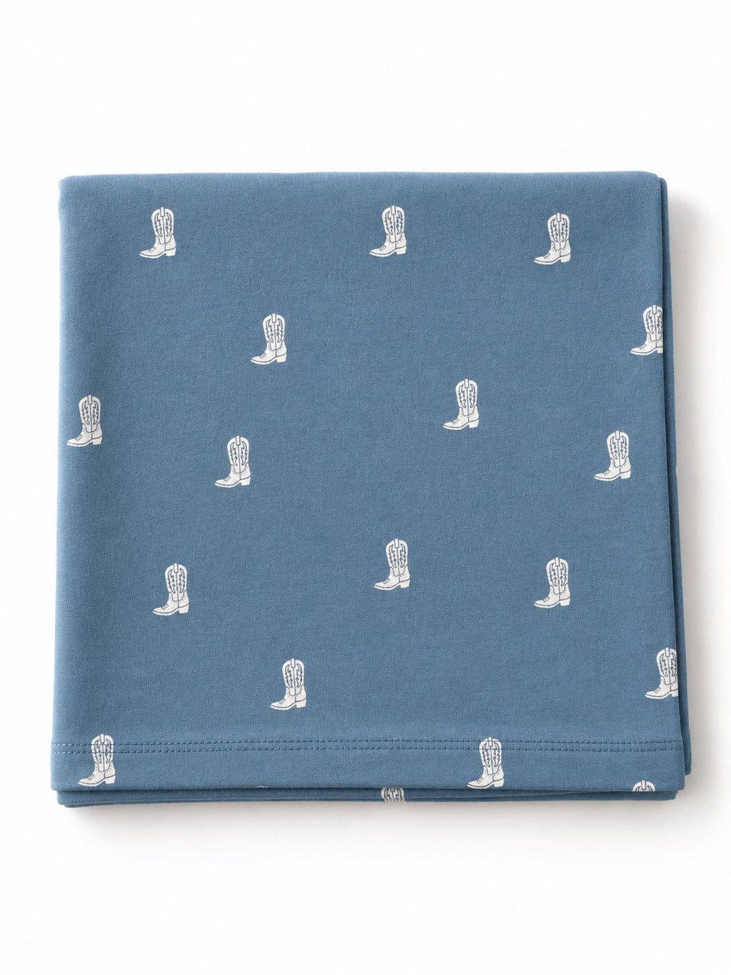 SIIX Collection- Cowboy Boots / Organic Cotton Swaddle