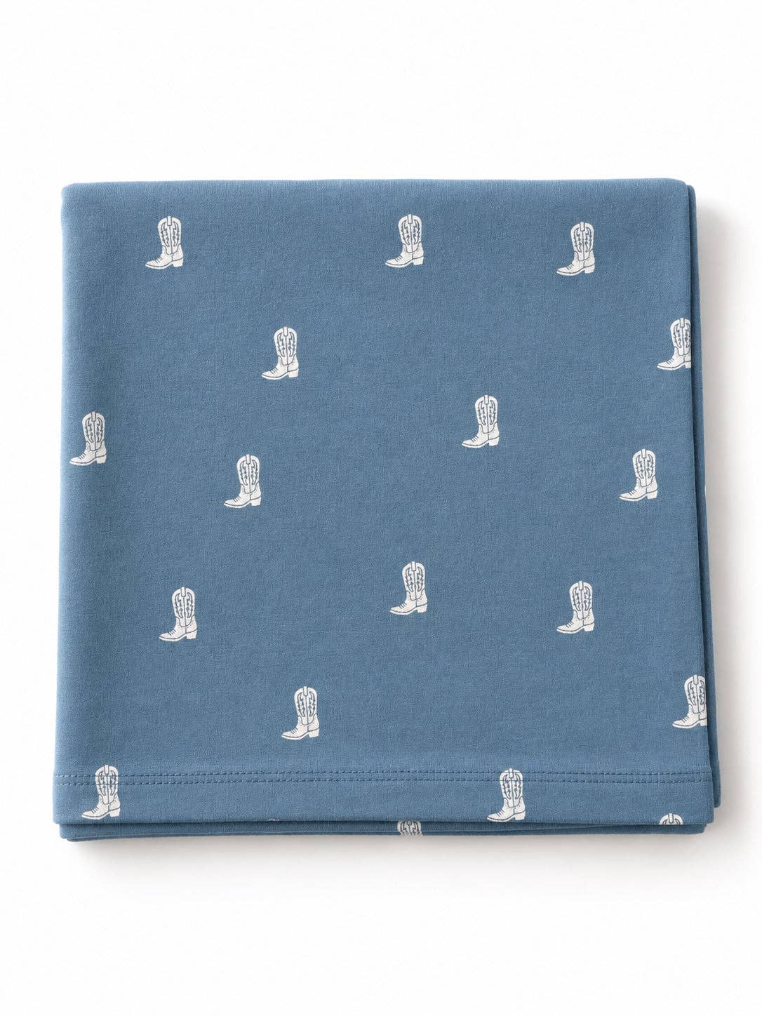 SIIX Collection- Cowboy Boots / Organic Cotton Swaddle