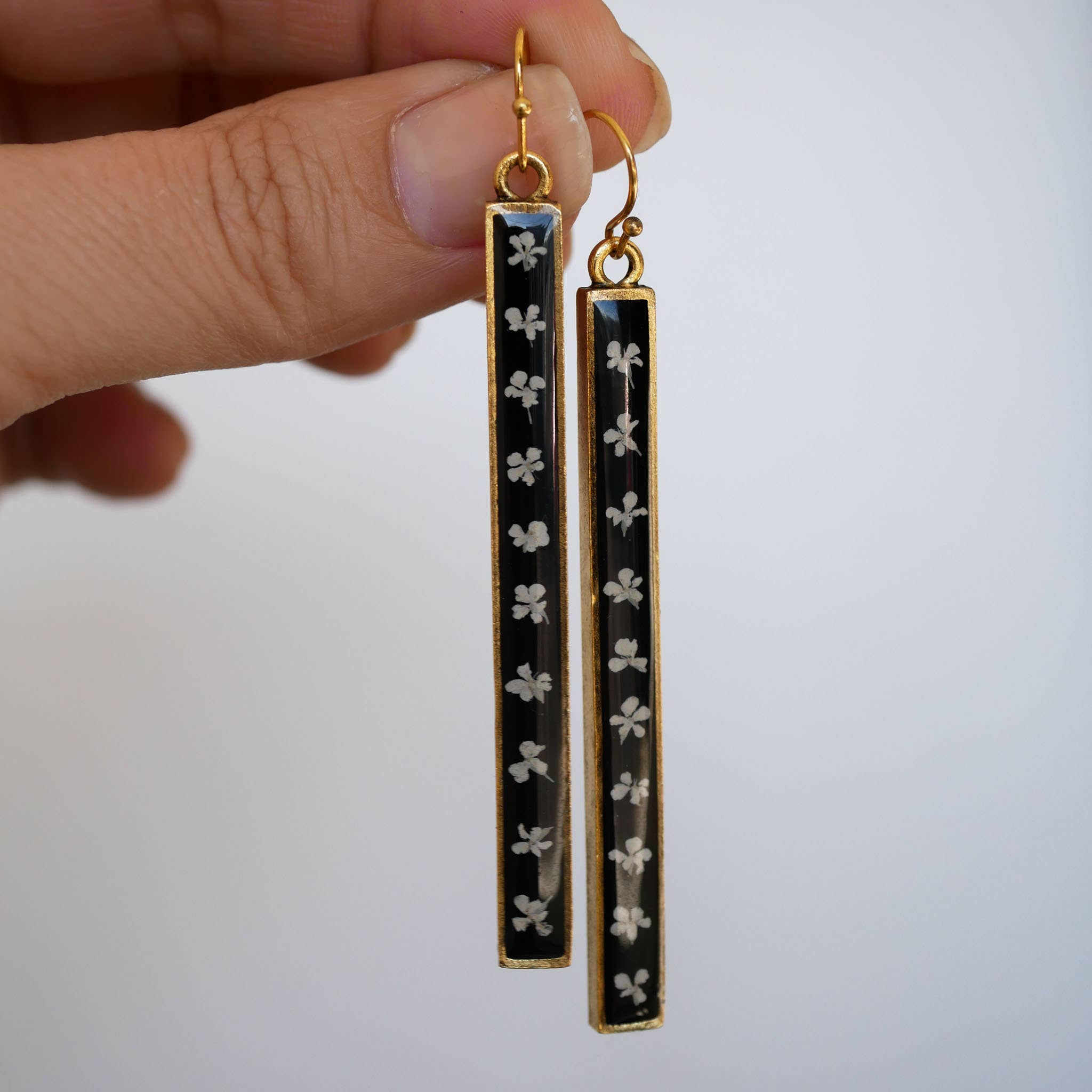 Seed & Soil- Queen Anne's Lace Cascading Earrings