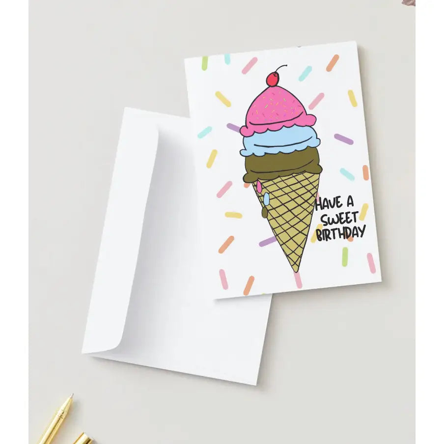 Chika Paper Studio- Sweet Birthday Card