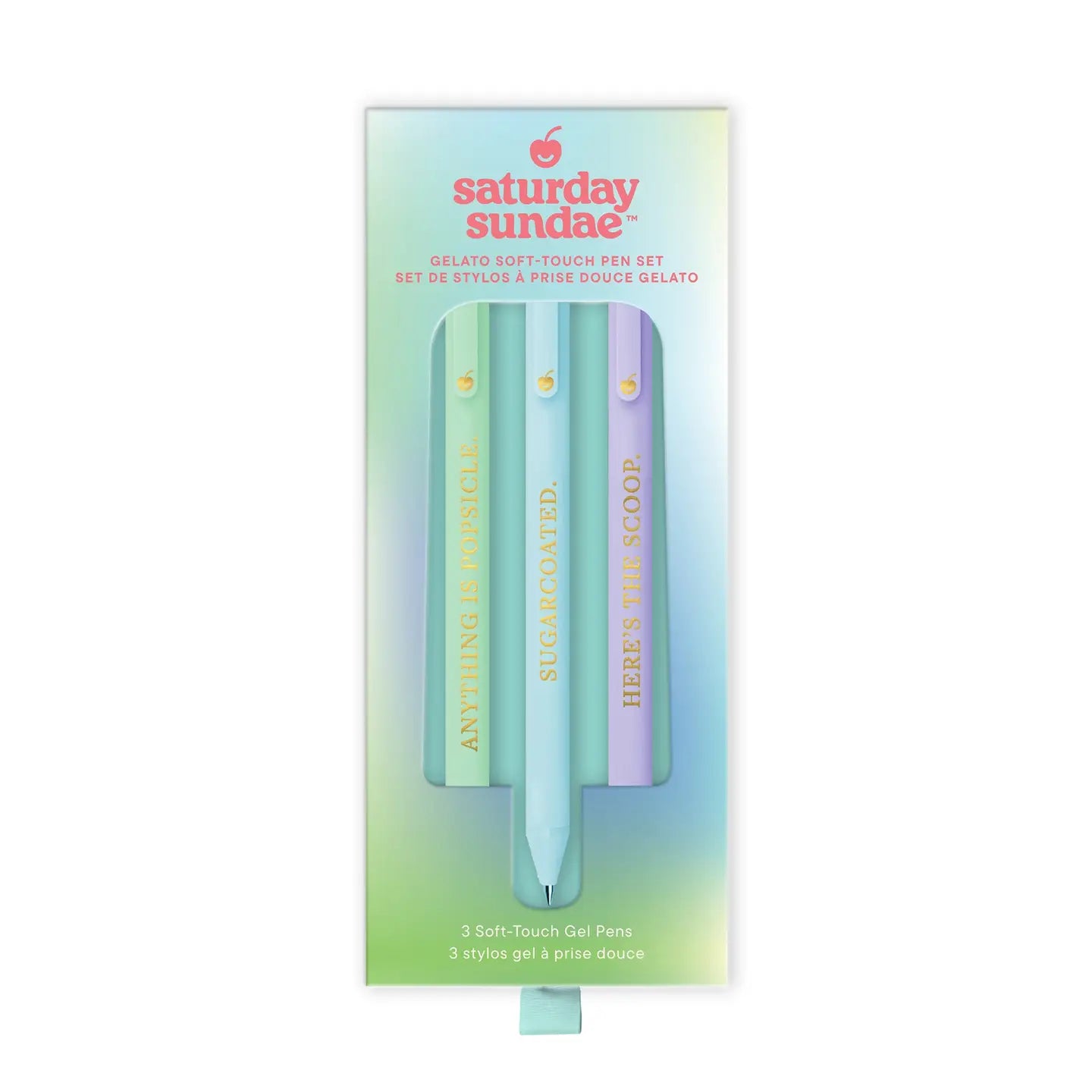 Studio Oh!- Saturday Sundae Pistachio Gelato Pen Set