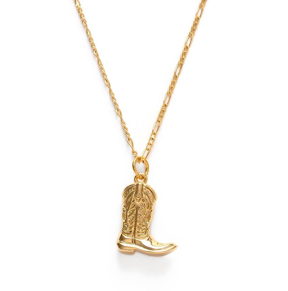 Amano Studio- Cowboy Boot Charm Necklace