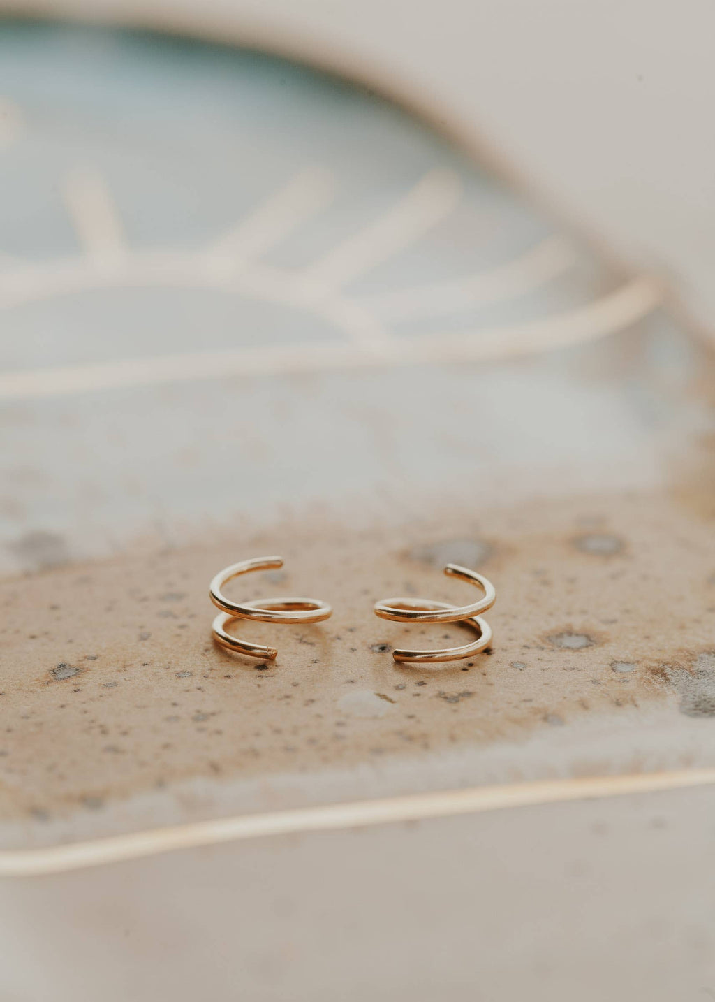 Hello Adorn- Tiny Twist Earrings | 14kt Gold Fill + Sterling Silver