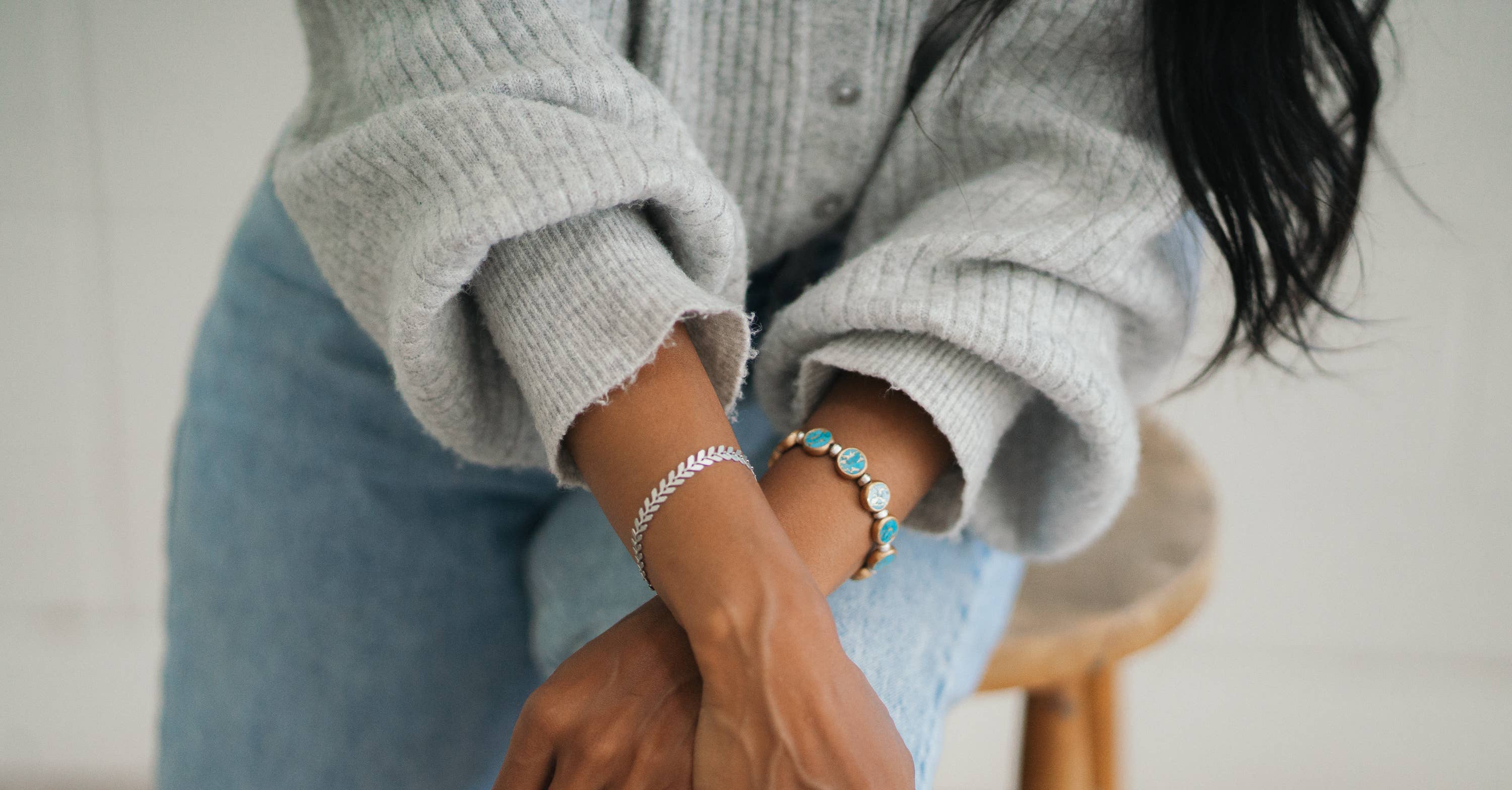 Reva Grey - Laurel Bracelet