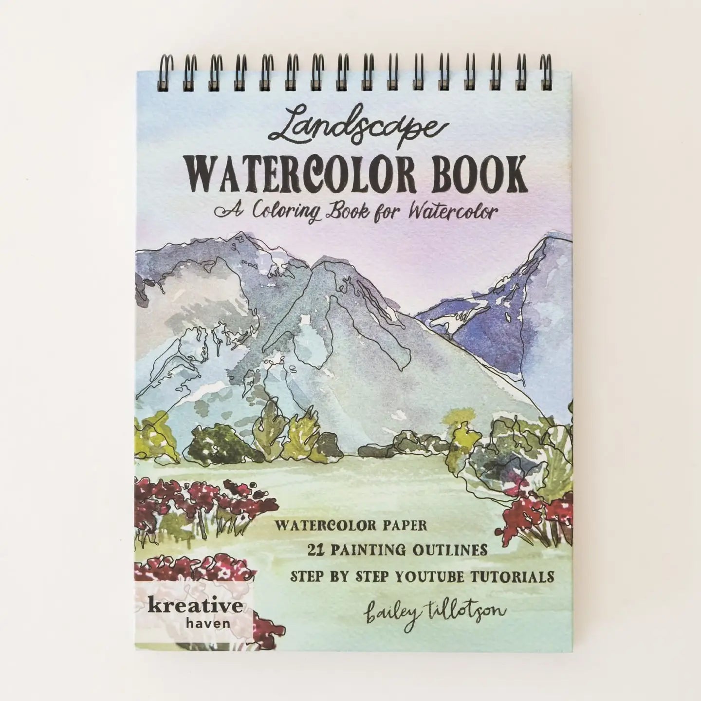 Bailey Rae Studio- Landscape Watercoloring Book Bundle Set