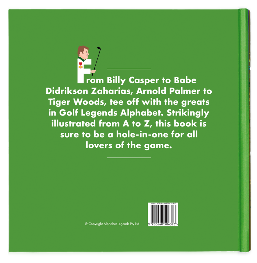 Alphabet Legends- Golf Legends Alphabet Book