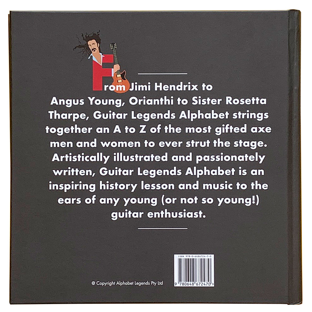 Alphabet Legends- Guitar Legends Alphabet Book