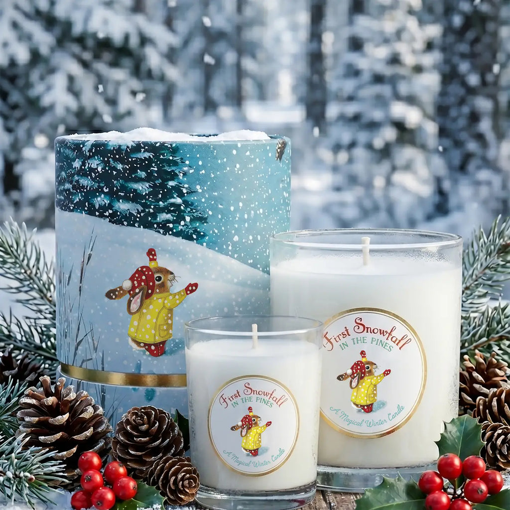 Kala Corporation- First Snowfall 3 oz Votive Candle - Limited Edition Richard Scarry X Kalastyle Soap Co.