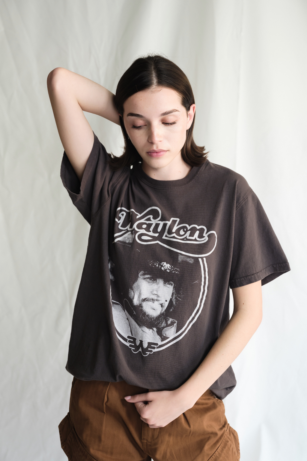 People of Leisure- Waylon Jennings Portrait Tee