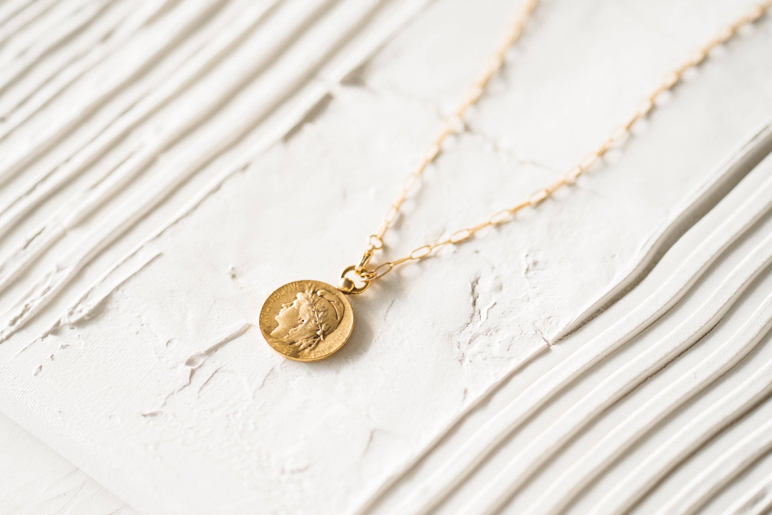 Reva Grey- Carson Coin Necklace