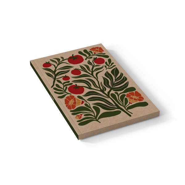 Denik- Tomatoes Kraft Layflat Notebook