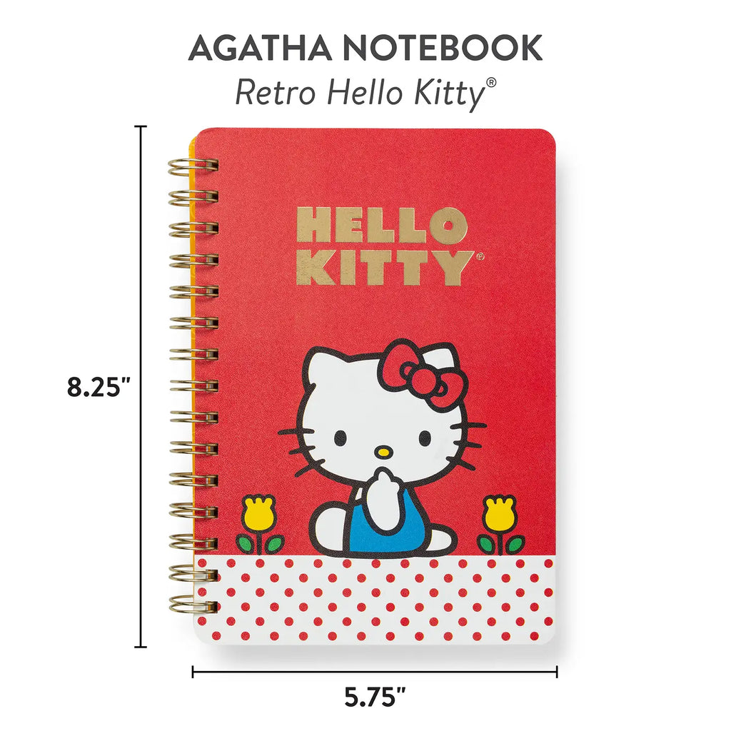 Studio Oh!- Retro Hello Kitty Agatha Notebook