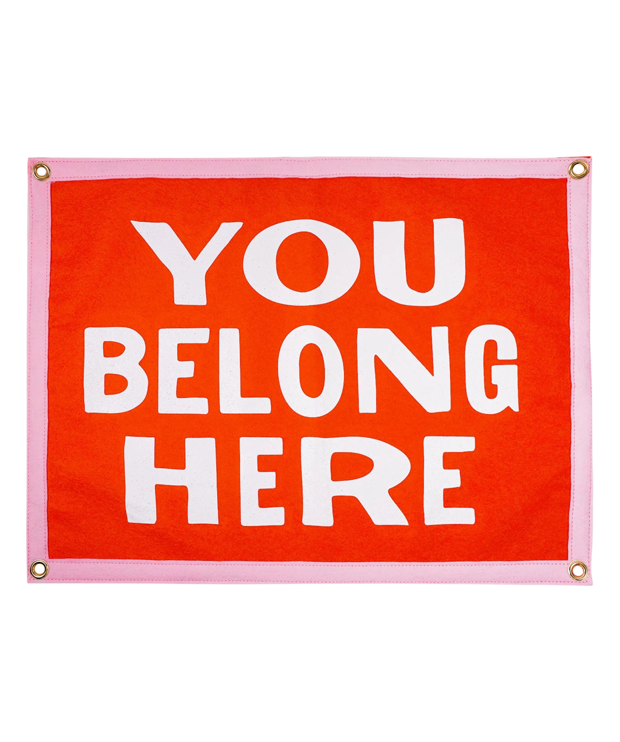 Oxford Pennant- You Belong Here Camp Flag