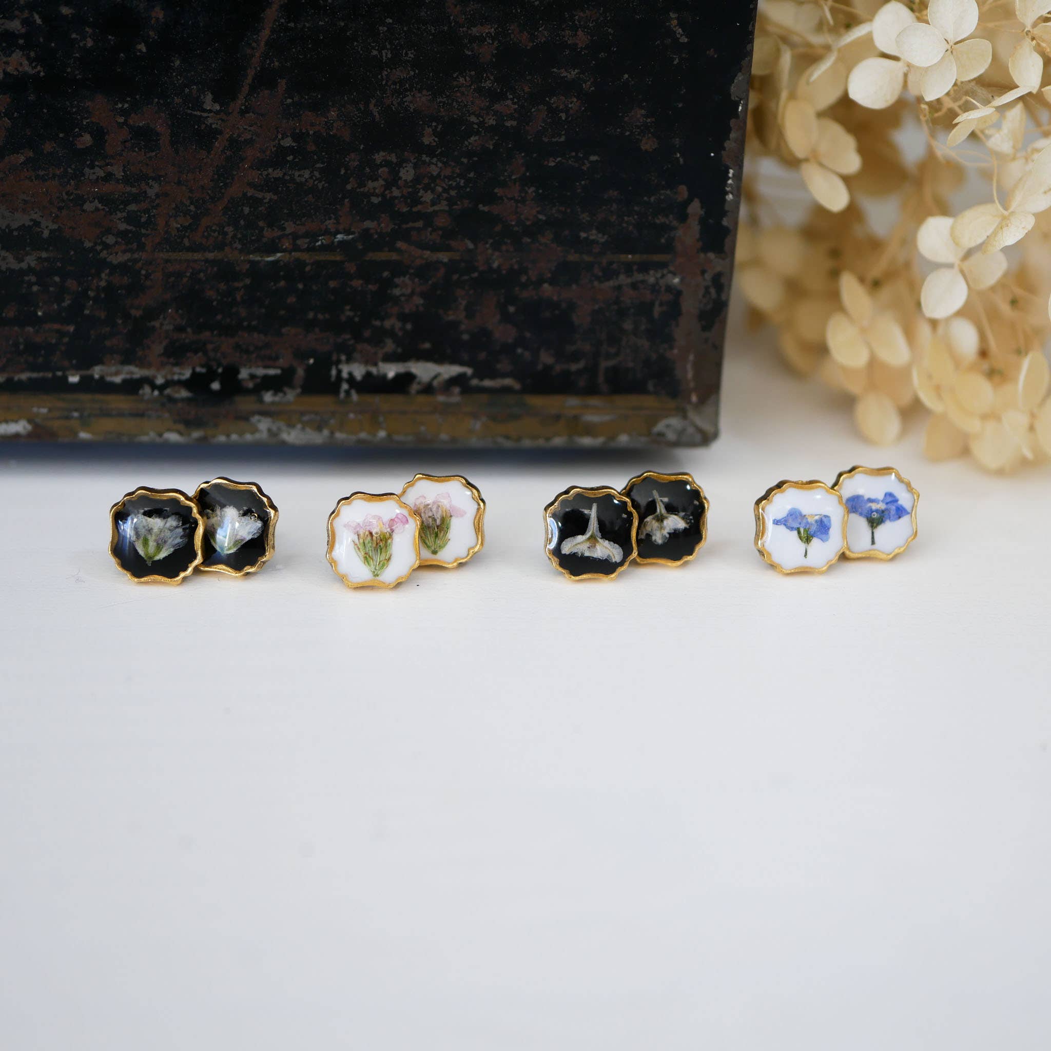 Seed & Soil- Heirloom Square Studs