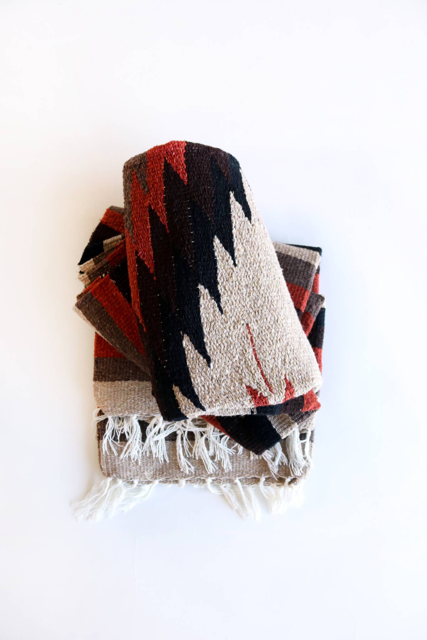 Tribe and True- Earth Tones (Terracotta) // Handwoven Blanket