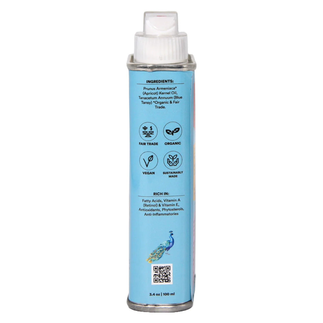 Woo - World of Oils- Blue Tansy + Apricot Oil, 100% Organic